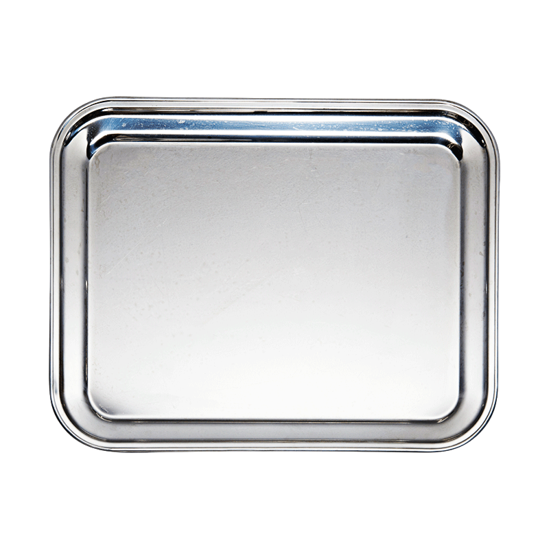 Plateau en inox 60 x 47 cm