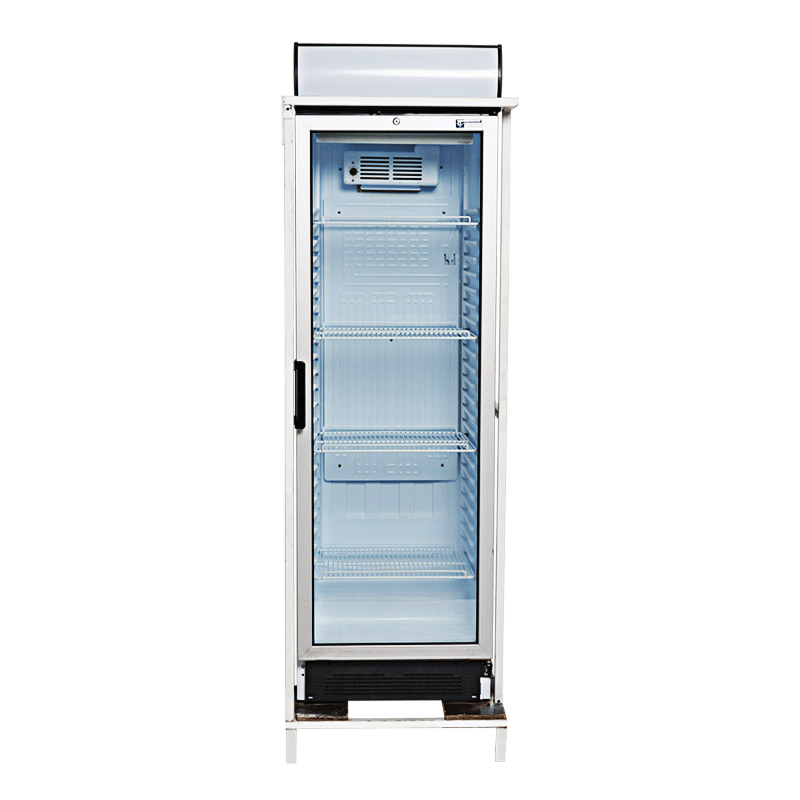 Frigo vitré 340L rack démontable