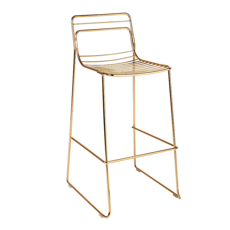 Tabouret Charles Ghost transparent H76cm