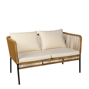 Canapé rotin Terrasse 68 x 126 cm H 70 cm