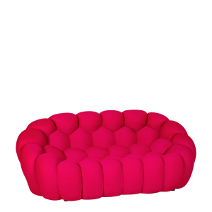 Canapé Bulle framboise 115 x 195 cm H 78 cm