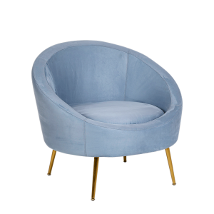 Zetel Sofia blauw 92 x 82 cm H 78 cm