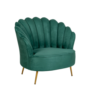 Zetel Schelp groen 81 x 95 cm H 87 cm