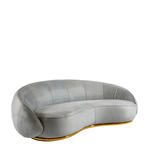 Sofa Lorenza grijs 110 x 190 cm H 80 cm