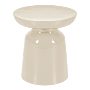 Bijzettafeltje Olympe ecru Ø 40 cm H 43 cm