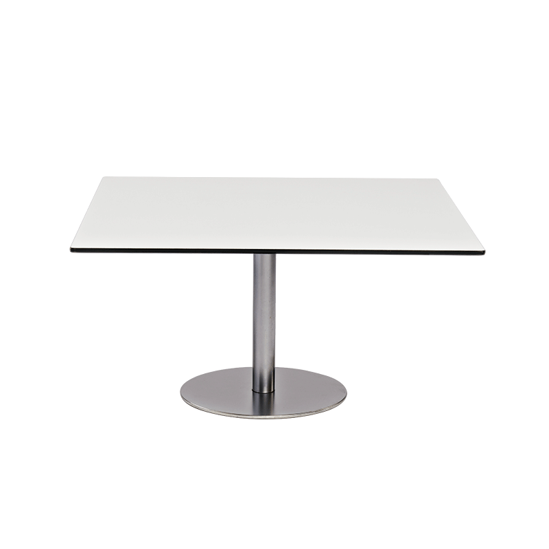 Table basse Brio blanche 75 x 75 cm H 40 cm
