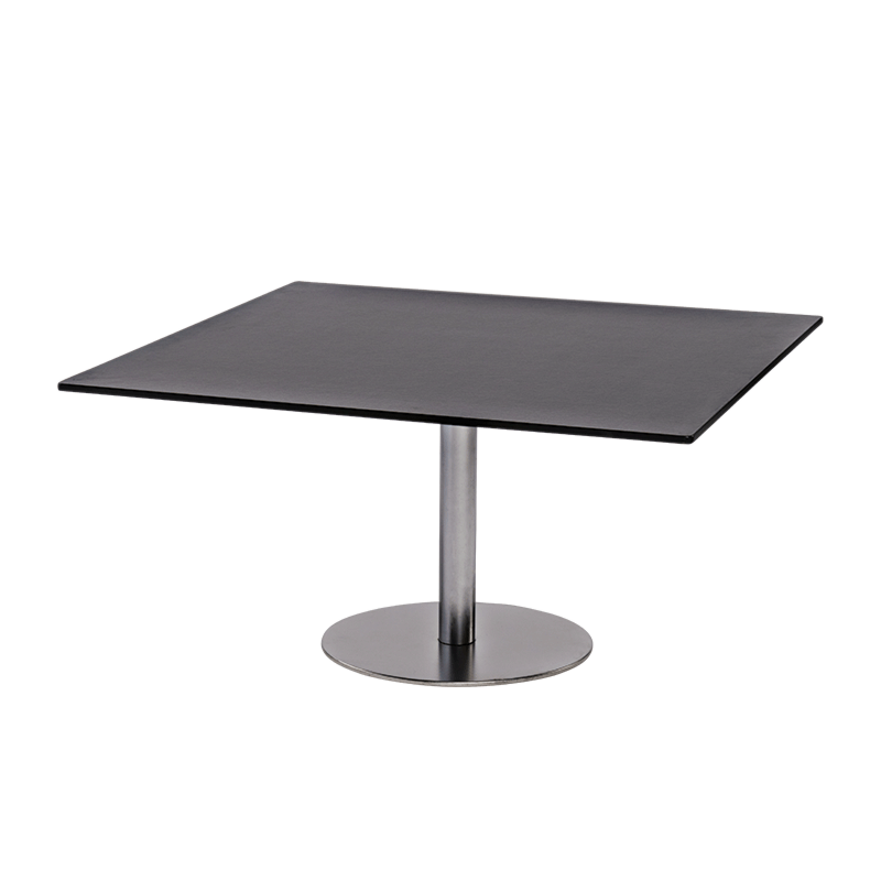 Table basse Brio noire 75 x 75 cm H 40 cm