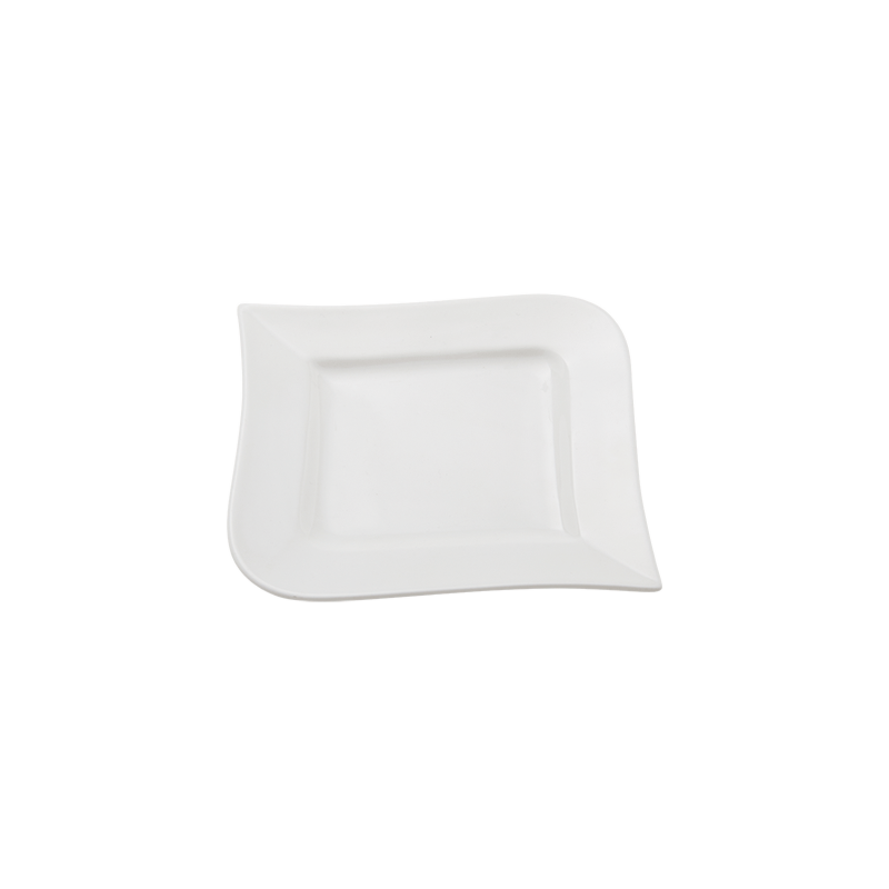 Assiette carrée 17 x 17 cm Mélodie