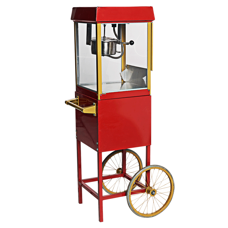 Machine à pop-corn chariot 220 V - 1500 W