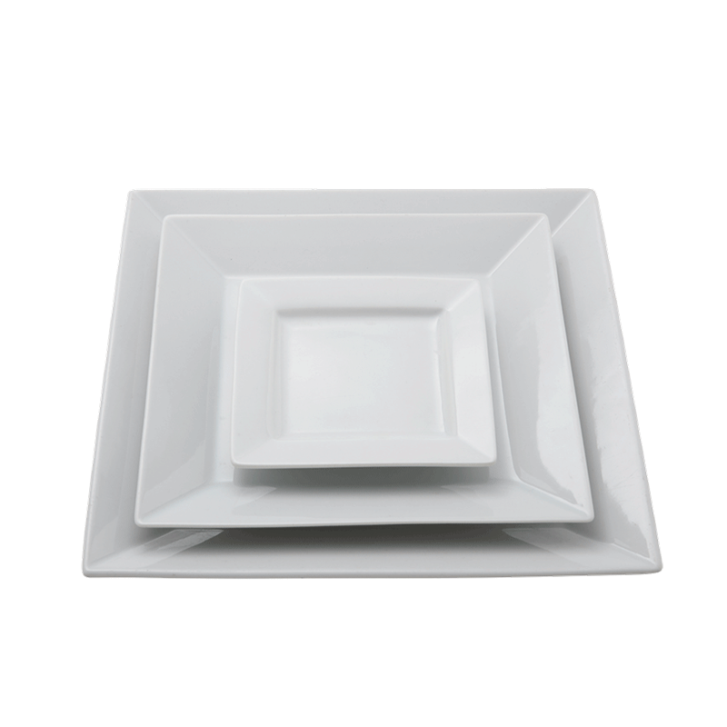 Assiette carrée 21 x 21 cm