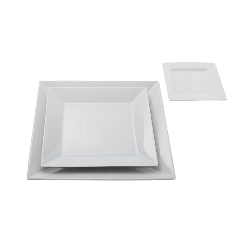 Assiette carrée 21 x 21 cm