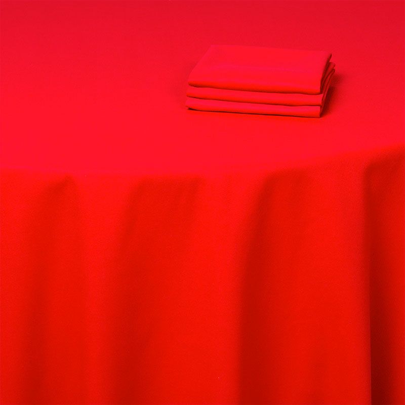 Serviette rouge 50 x 50 cm
