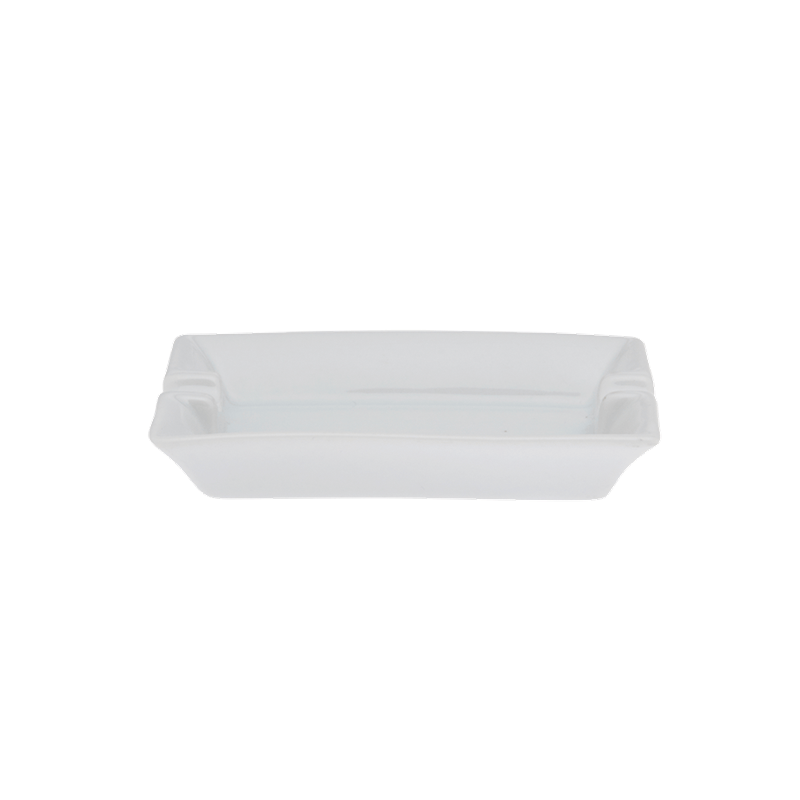 Cendrier blanc 11,5x8,5cm