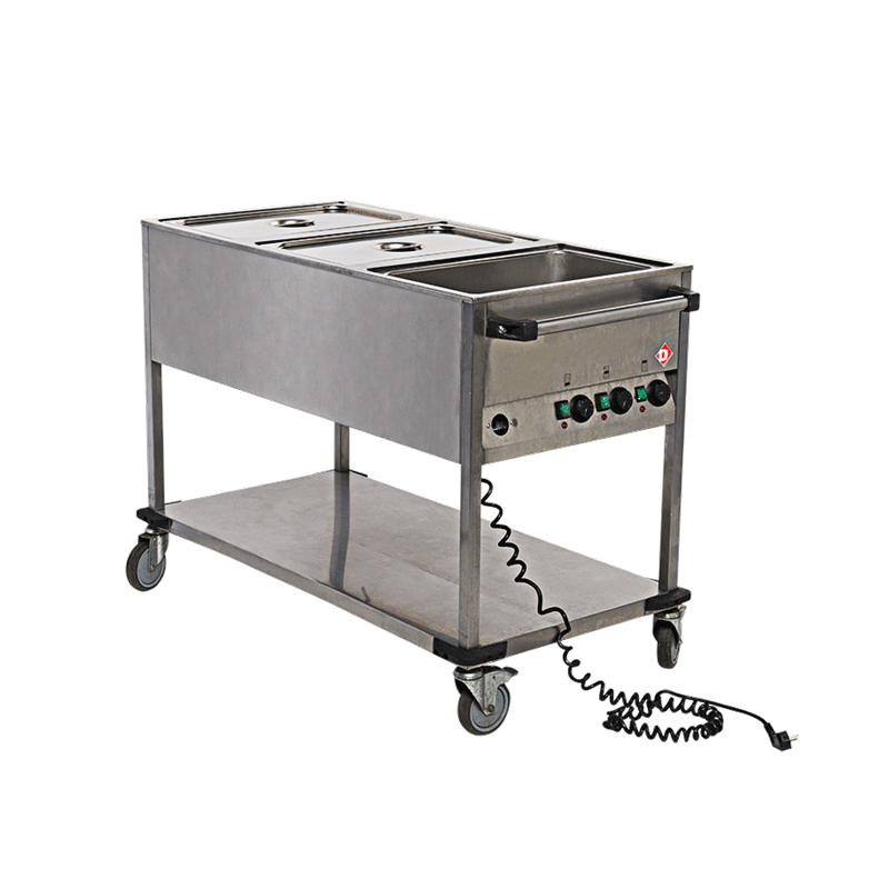 Chariot bain-marie 3 GN1/1 220 V - 2500 W