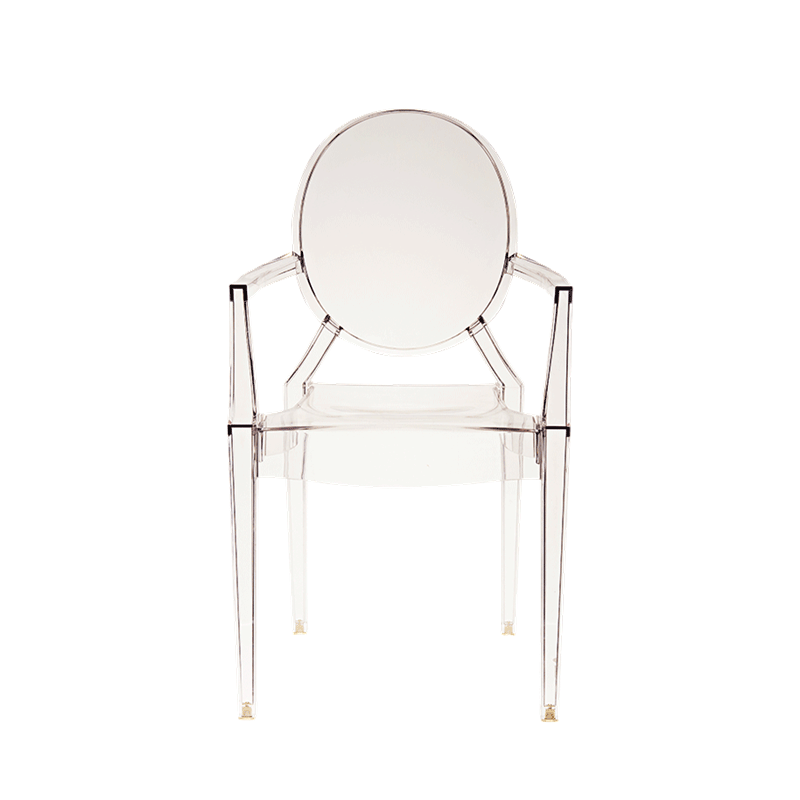 Stoel Louis Ghost doorzichtig by Philippe Starck - Kartell