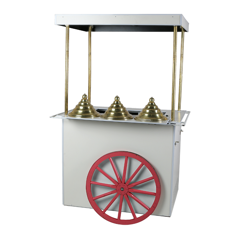 Charrette à glace rose réfrigérée 220 V - 200 W