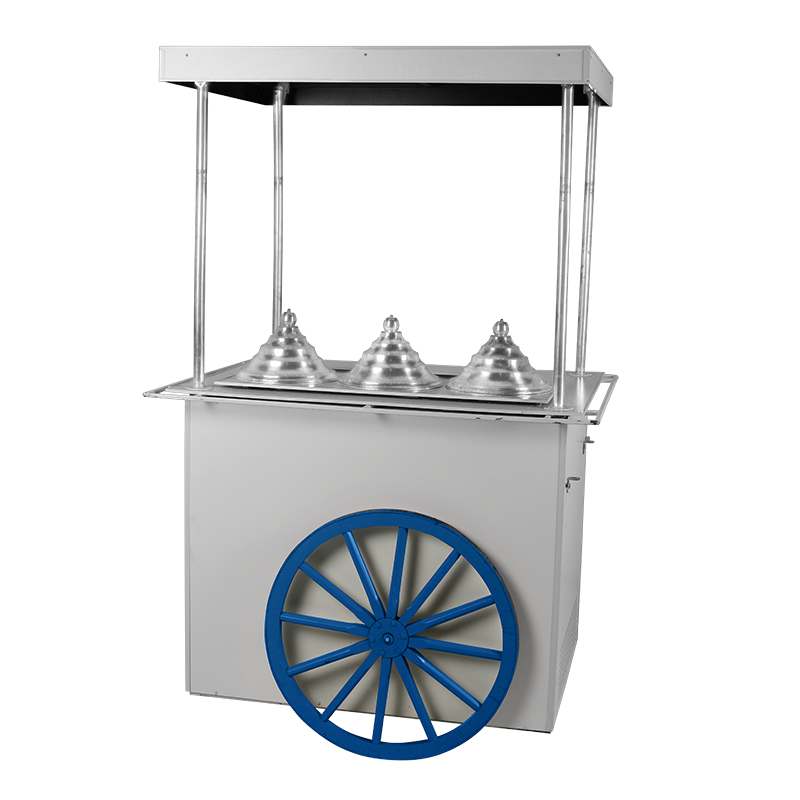 Charrette à glace bleue réfrigérée 220 V - 200 W