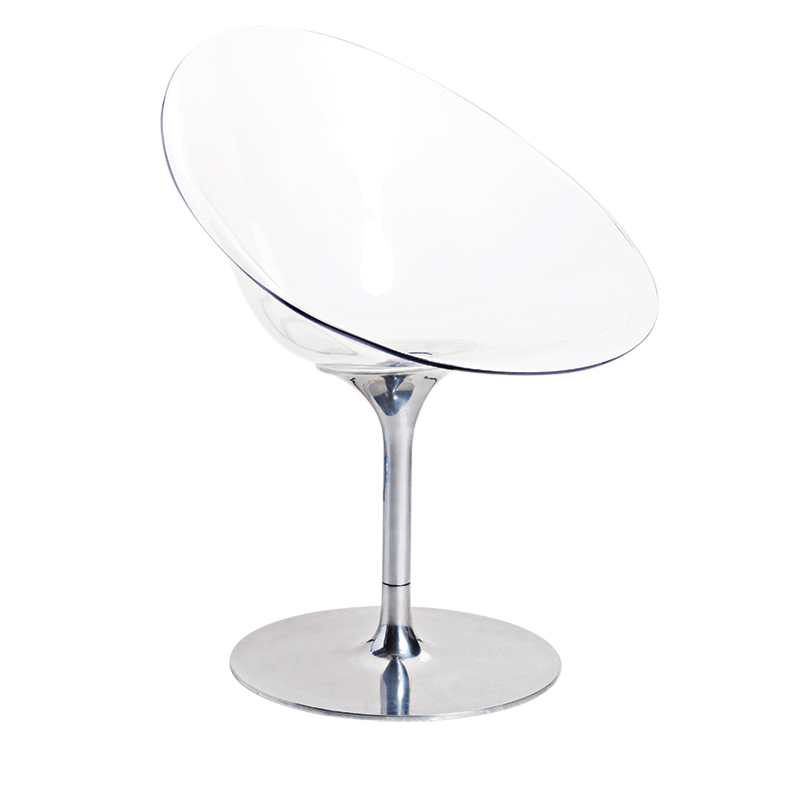 Fauteuil Eros transparent 70x62xH79 cm by Philippe Starck-Kartell