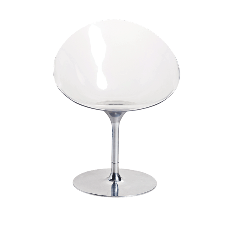 Fauteuil Eros transparent 70x62xH79 cm by Philippe Starck-Kartell