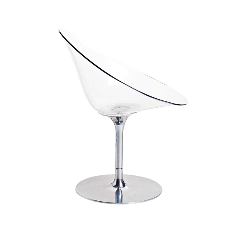 Fauteuil Eros transparent 70x62xH79 cm by Philippe Starck-Kartell