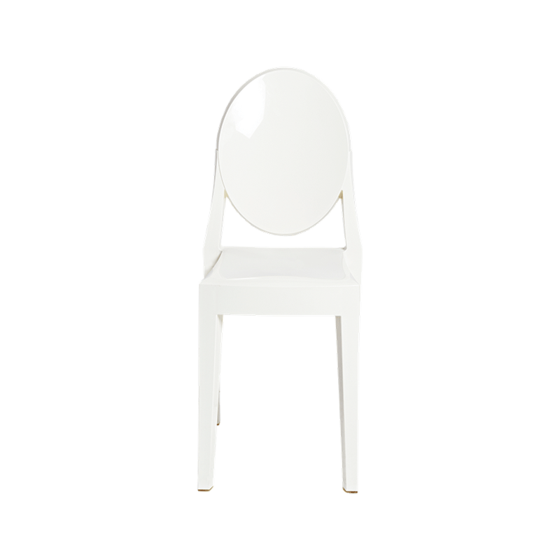 Chaise Victoria Ghost blanche by Philippe Starck - Kartell