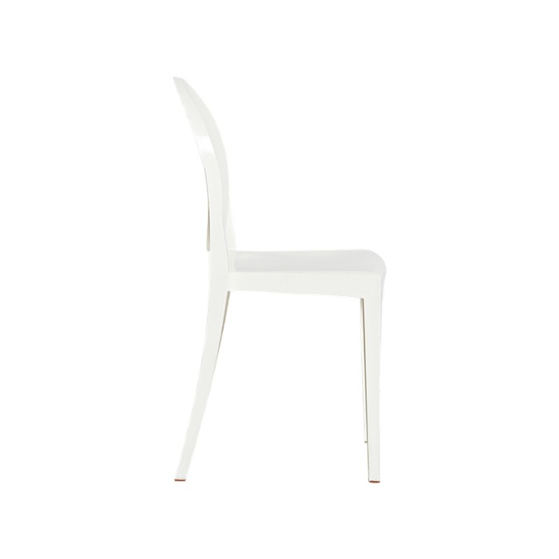 Chaise Victoria Ghost blanche by Philippe Starck - Kartell
