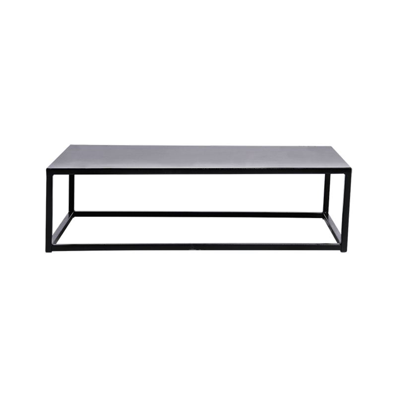 Table basse Linea noire 97 x 60 x H 27 cm