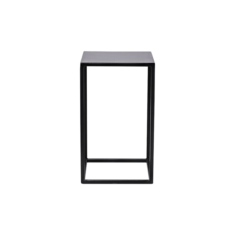 Table medium Quadra noire 40 x 40 x H 68 cm
