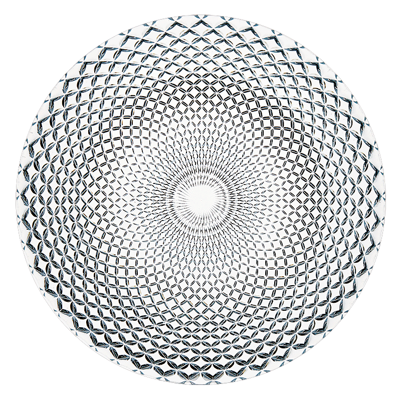 Assiette en verre Rumba Ø 32 cm
