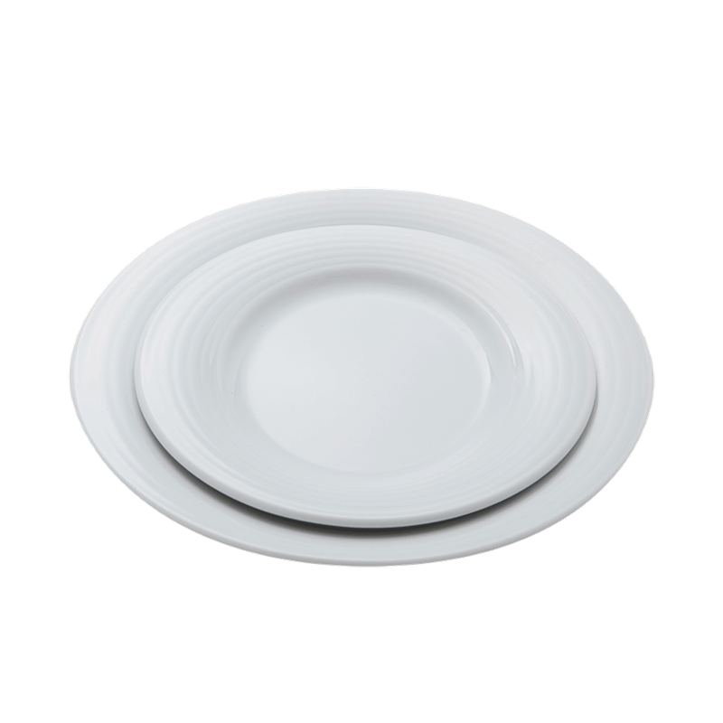 Assiette ovale 31 x 27 cm Duo