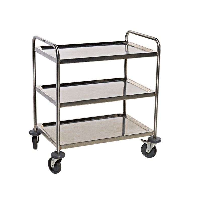 Chariot de service 3 étages 80 x 40 x H 95 cm