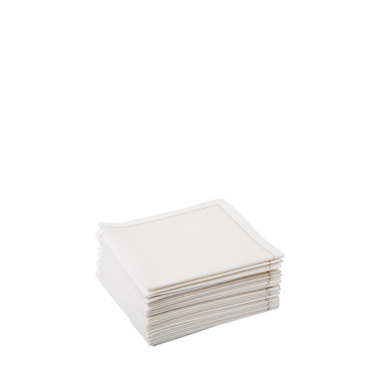 Wit servetten 20 x 20 cm (30st.)