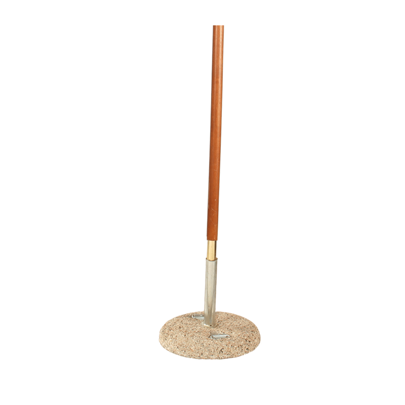 Parasol Louisiane écru 300 x 300 cm + socle granit Ø 50 cm