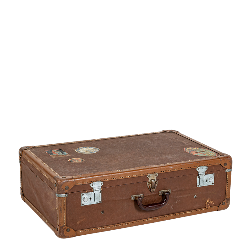 Valise Vintage 36 x 45 cm H 22 cm