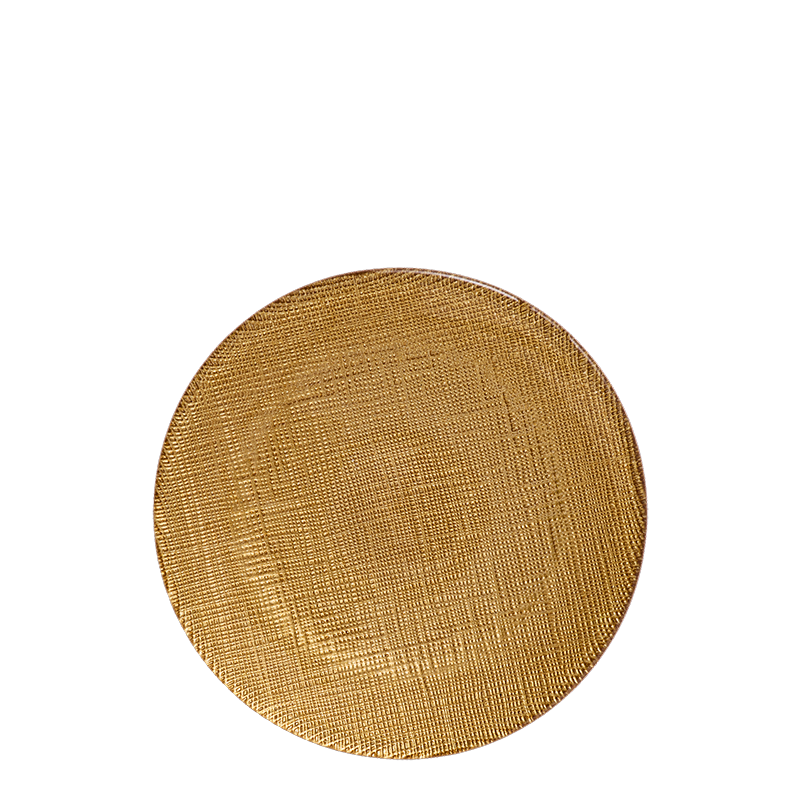 Assiette à pain Strass or Ø 14 cm
