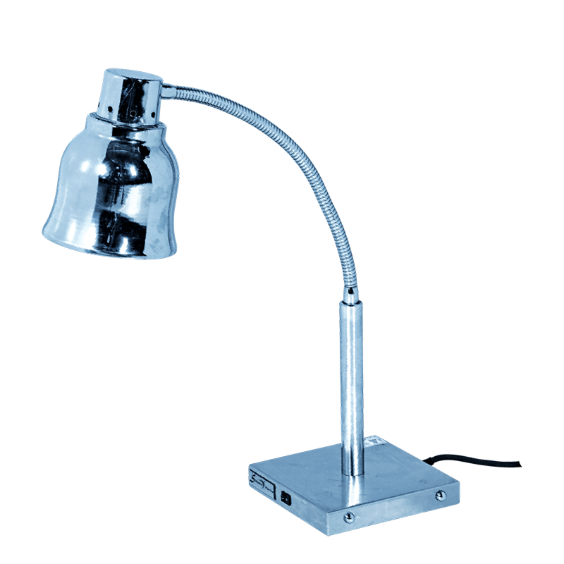 Warmhoudlamp op poot