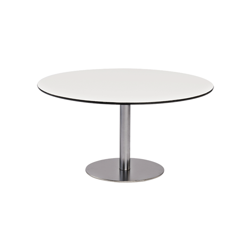 Table basse Brio blanche Ø 75 cm H 40 cm