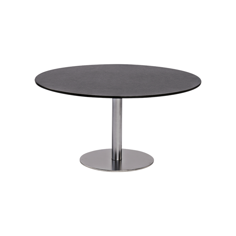 Table basse Brio noire Ø 75 cm H 40 cm