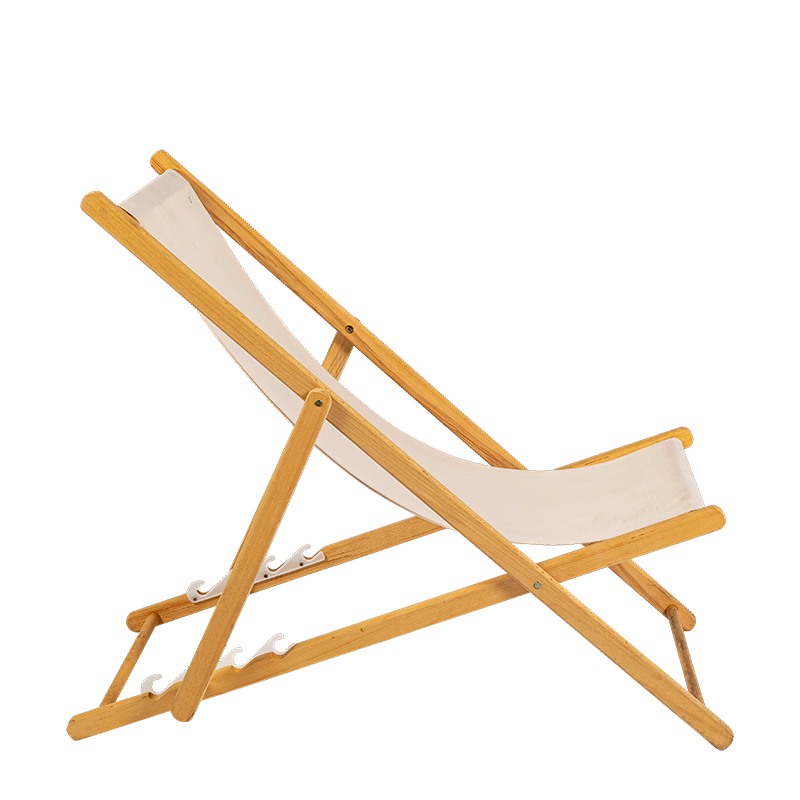Witte ligstoel