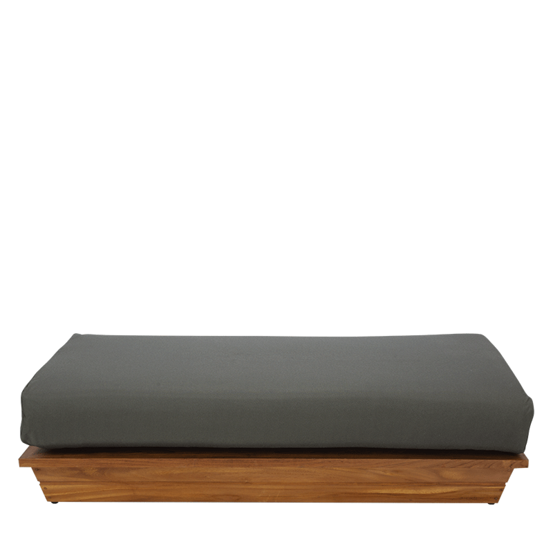 Bankje Lounge grey 70 x 140 cm H 36 cm