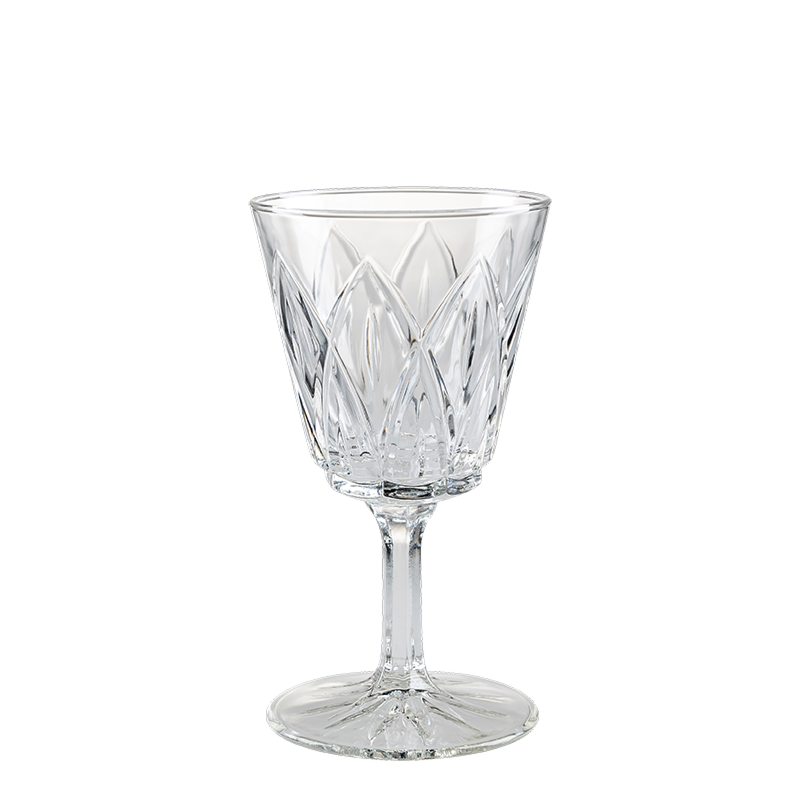 Verre à pied à vin Vintage style cristal Ø6-9 cm H12-15cm 15-20cl