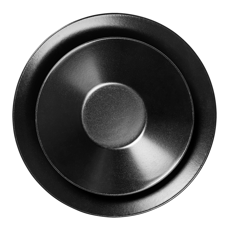 Assiette creuse Onyx Ø 23 cm bassin Ø 10 cm