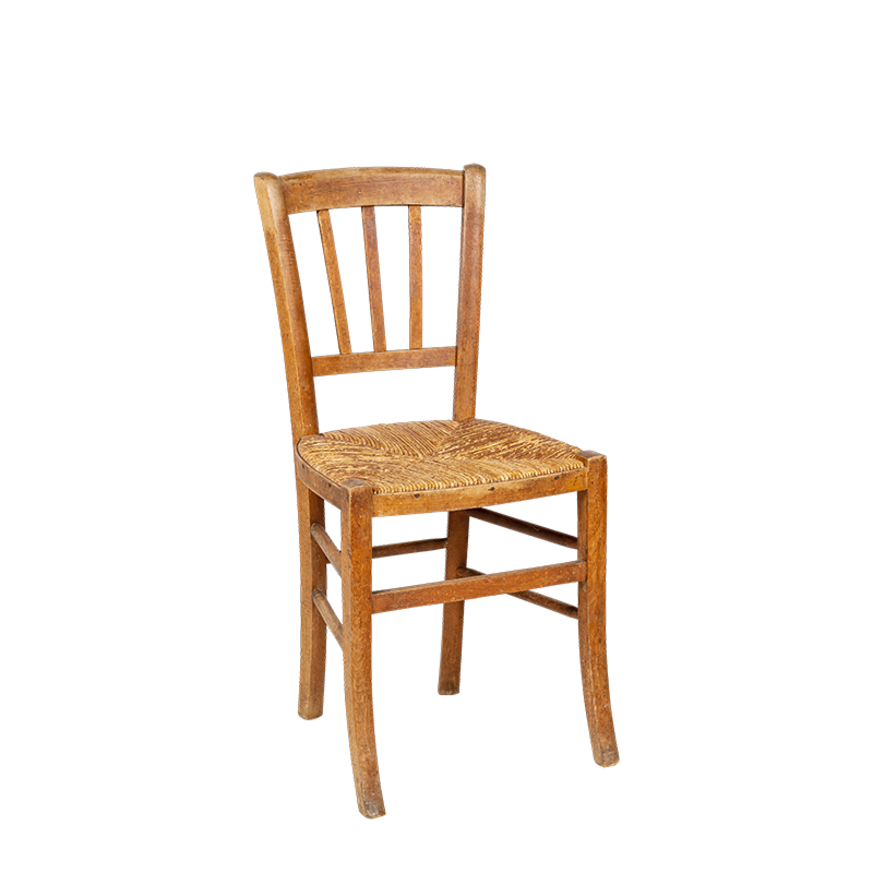 Chaise en bois vintage