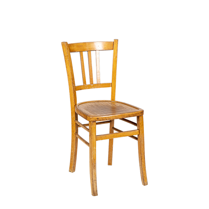 Chaise en bois vintage