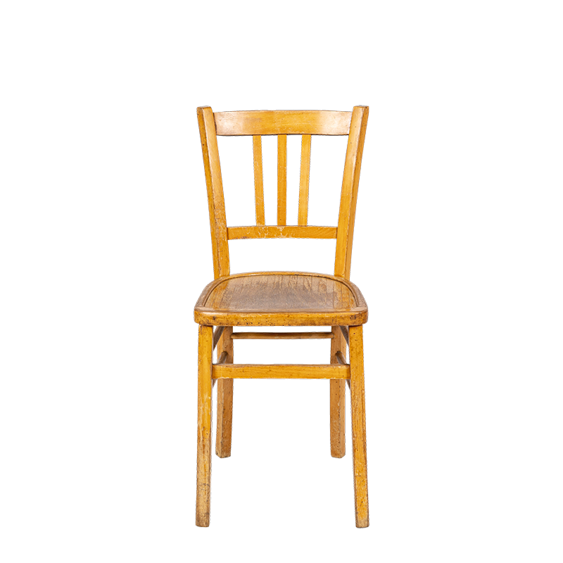 Chaise en bois vintage