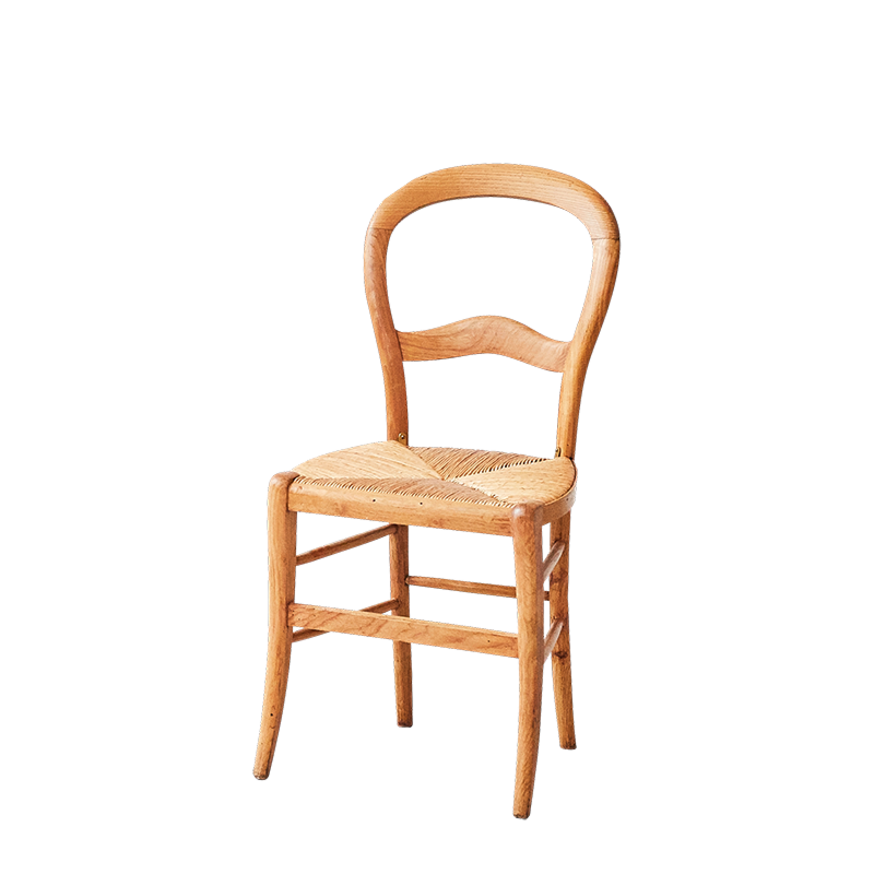 Chaise en bois vintage