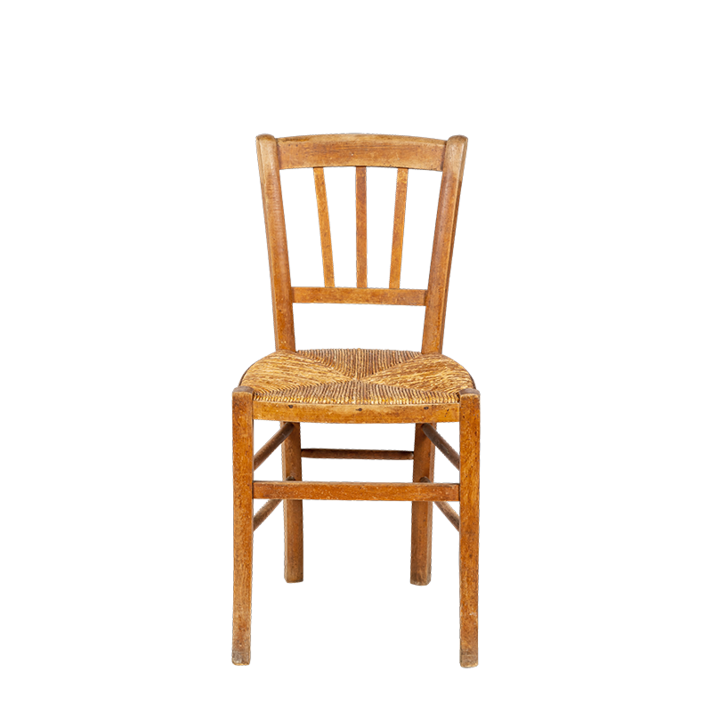 Chaise en bois vintage