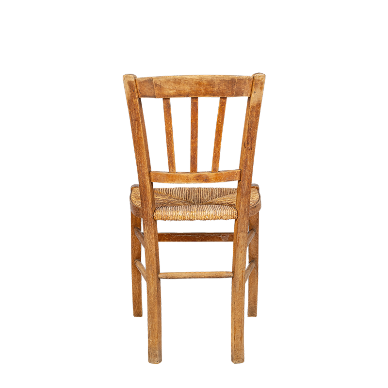 Chaise en bois vintage