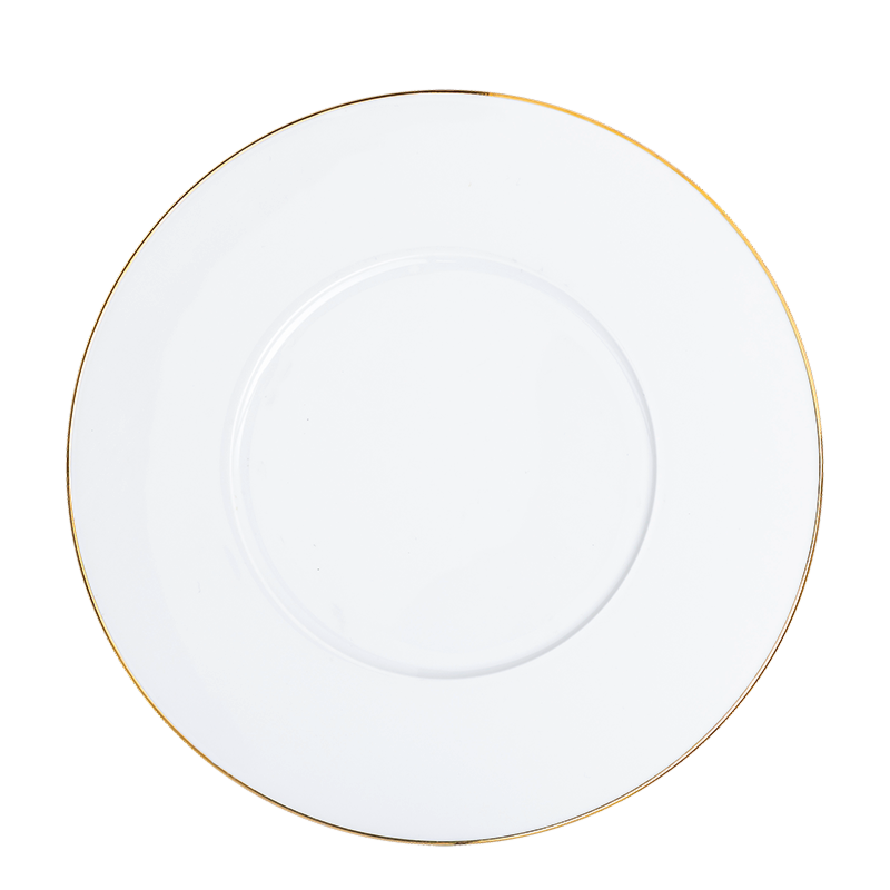 Assiette de présentation Plane Filet Or Ø 29 cm