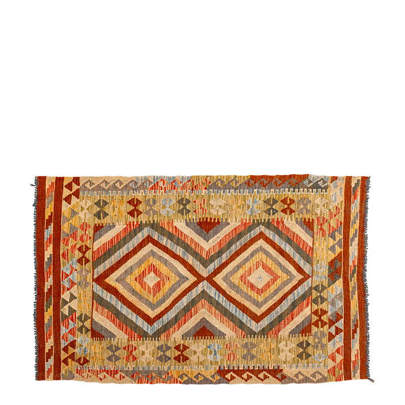 Vintage kilim vloerkleed